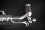 Terminal exhaust with valve + 200 cell catalysts CES3 Capristo Porsche 991.1/2 Turbo/S