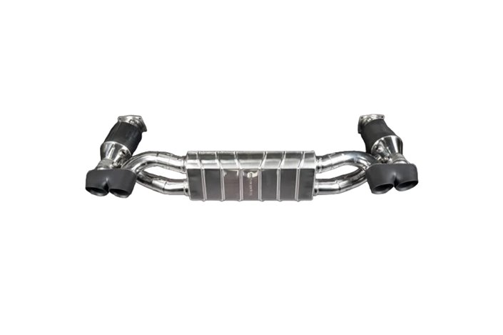 Terminal exhaust with decatalyzed valve CES3 Capristo Porsche 997.2 Turbo/S 2009-2012