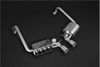 Terminal exhaust with CES3 valve Capristo Porsche 981/982 Boxster/Cayman/GT4/718