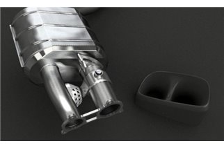 Valved terminal exhaust + central pipes CES3 Capristo Porsche 970 Panamera Executive Extended V8 S/4S/GTS