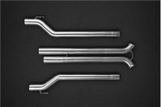 Terminal exhaust with valve + central pipes CES3 Capristo Porsche 971 Panamera GTS / Turbo/S