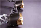 Exhaust terminal chrome gold black Capristo Maserati MC20