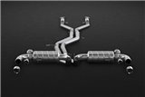 Terminal exhaust with valve + central pipes CES3 Capristo Bentley Bentayga W12