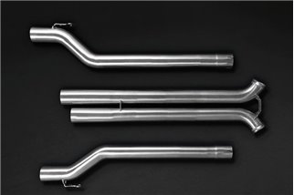 Terminal exhaust with valve + central pipes CES3 Capristo Bentley New Continental GT W12/ Speed/ V8