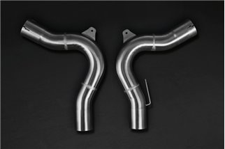 Terminal exhaust with valve + central pipes CES3 Capristo Bentley New Continental GT W12/ Speed/ V8