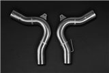 Terminal exhaust with valve + central pipes CES3 Capristo Bentley New Continental GT W12/ Speed/ V8