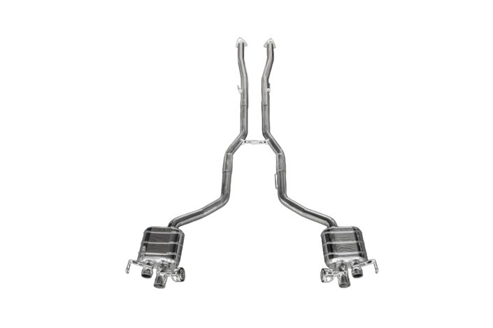 Pot d'échappement terminal avec valve OEM Capristo Bentley Continental GT V8/S