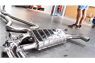 Capristo Audi Rs3 8Y 400 HP stainless steel terminal exhaust