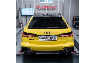 Pot d'échappement terminal carbone Capristo Audi RS6