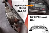 Capristo-Auspuffklemme Audi R8 – V10 ab 2015 aus Edelstahl