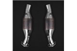 Scarico terminale + catalizzatori Capristo Ferrari F430 Scuderia/16M acciaio inox