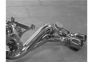 Exhaust with Capristo Ferrari Enzo stainless steel valve