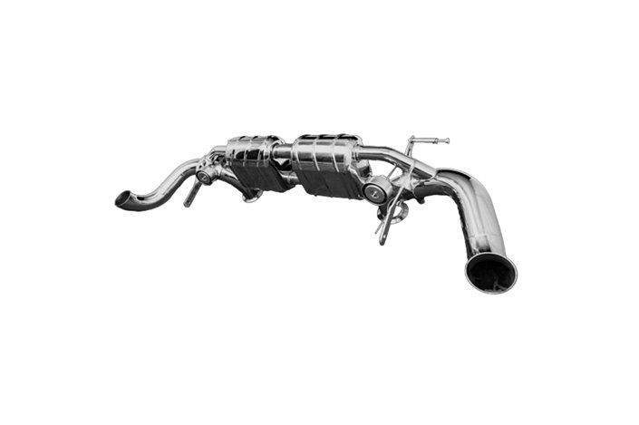 Terminal exhaust with CES3 valve Capristo Audi R8 Gen2 Facelift from 2020