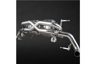 Terminal exhaust + CES3 stainless steel Capristo Audi R8 V10 Gen 1