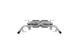 Stainless steel exhaust terminal Capristo Audi R8 V10 Gen 1