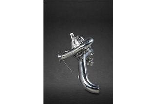 Stainless steel exhaust terminal Capristo Audi R8 V10 Gen 1