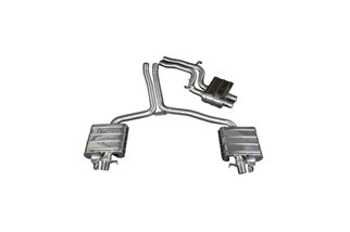 Exhaust with ECE valve + central silencer pipes Capristo Audi Rs4 B8 2012-2015