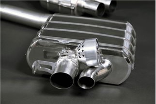 Exhaust with ECE valve + central silencer pipes Capristo Audi Rs4 B8 2012-2015