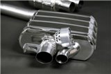 Exhaust with ECE valve + central silencer pipes Capristo Audi Rs4 B8 2012-2015