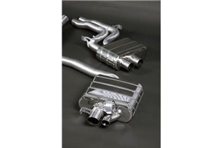 Echappement avec valve ECE + tuyaux silencieux centraux Capristo Audi Rs5 B8