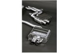 Exhaust with ECE valve + Capristo Audi Rs5 B8 central silencer pipes