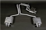 Exhaust with ECE valve + Capristo Audi Rs5 B8 central silencer pipes