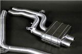 Exhaust with ECE valve + Capristo Audi Rs5 B8 central silencer pipes