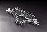 Exhaust with valve + central silencer and Wicrom Capristo Lamborghini Urus high-performance terminals