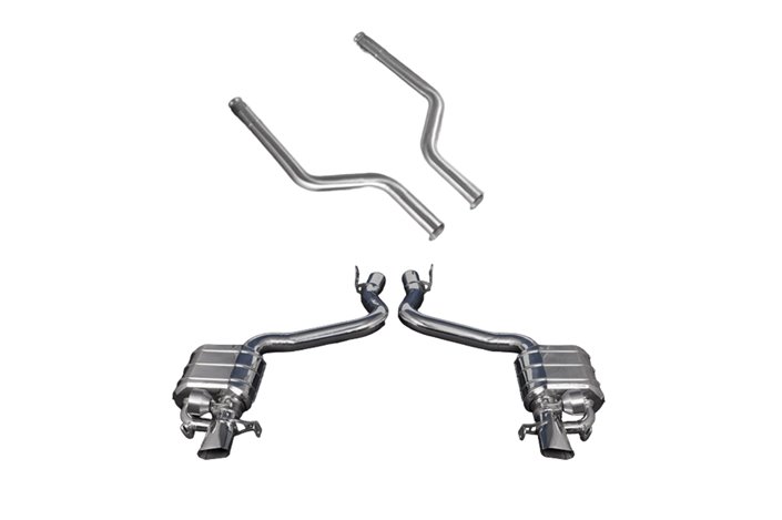 Terminal exhaust with valve + central pipes Capristo Mercedes AMG GT63/S X290 from 2018