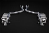 Terminal exhaust with valve + central pipes Capristo Mercedes AMG GT63/S X290 from 2018