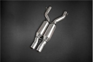 Exhaust with valve + central silencer pipes Capristo Mercedes C-Class AMG C63 W204 2007 - 2014