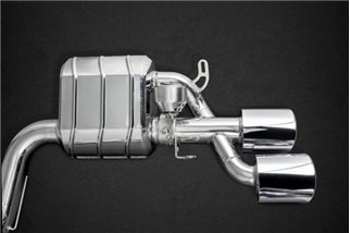 Exhaust with valve + central silencer pipes Capristo Mercedes C-Class AMG C63 W204 2007 - 2014