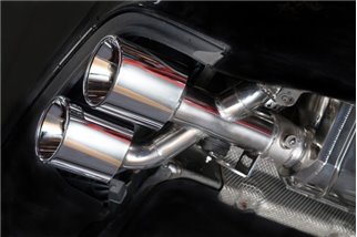 Exhaust with valve + central silencer pipes Capristo Mercedes C-Class AMG C63 W204 2007 - 2014