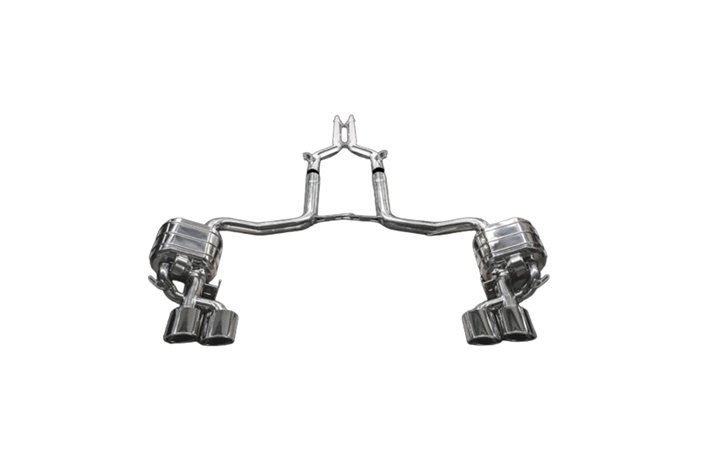 Exhaust with valve + central pipes Capristo Mercedes C-Class AMG C63 W204 2007 - 2014