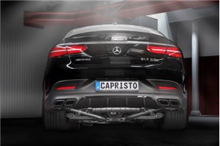 Echappement avec valve avec tubes centraux CES3 Capristo Mercedes GLE550/500 C292/W166 2015-2018