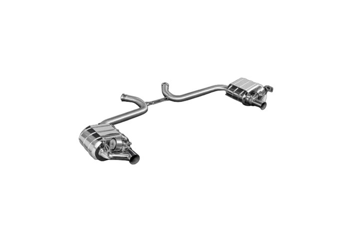 Auspuff mit Ventil + Zentralrohr Capristo Mercedes AMG SL63/65 (R231) Biturbo 2012-2020