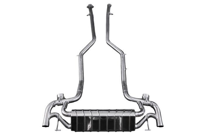 Auspuff mit Klappe + Zentralrohr CES3 Capristo Mercedes AMG SLS