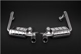 Exhaust with valve PSE Capristo carbon terminals Porsche 981/982 Boxster/Cayman/GT4/718