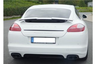 Auspuff mit Klappe + Zentralrohr CES3 Capristo Porsche 970 Panamera Turbo/S