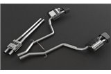 Exhaust with valve + central pipes PSE Capristo Porsche 970 Panamera Executive Extended Turbo/S