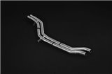 Exhaust with valve + central pipes and carbon terminals Capristo Porsche 536 Cayenne Turbo/Turbo E-Hybrid/GTS