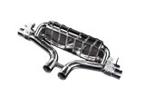 Exhaust with valve + central pipes and terminals OEM Capristo Porsche 536 Cayenne Turbo/Turbo E-Hybrid/GTS