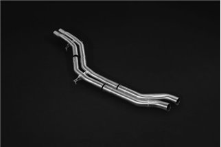 Exhaust with valve + central pipes and terminals OEM Capristo Porsche 536 Cayenne Turbo/Turbo E-Hybrid/GTS