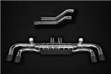 Pot d'échappement Capristo Porsche 536 Cayenne S 2.9 BiTurbo avec soupapes terminales en carbone