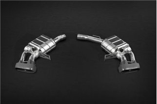 Exhaust with valve with central pipes CES3 Caprsito Porsche 95B Macan S and Turbo