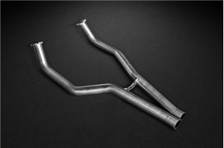 Exhaust with valve with central pipes CES3 Caprsito Porsche 95B Macan S and Turbo