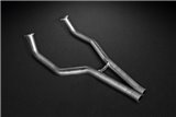 Exhaust with valve with central pipes CES3 Caprsito Porsche 95B Macan S and Turbo