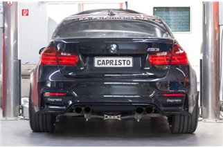 Exhaust with valve + ceramic mufflers CES3 Capristo BMW M3/4 F80/82/83 2014-2020