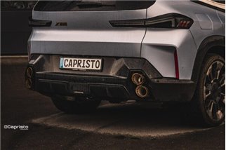 Terminal exhaust + central pipes Capristo BMW XM