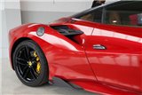 Capristo Ferrari 488 carbon side air intake panels